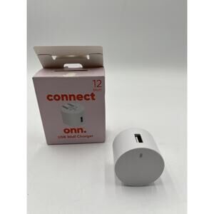 Connect Onn USB Wall Charger 12 Watt